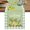 Green, Yellow, White, variant on Summer Lemon Short Table Runner 36 Inches Long,Sage Green Plaid Fruits Floral Botanical Cotton Linen Table Runners Dresser Scarves,Fabric Tabletop Scarf Furniture Cover for Home Dinner Party 13"x36"