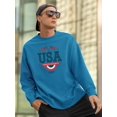 thumbnail image 2 of Usa. Independence Day Sweatshirt Men -Image by Shutterstock, Male Small, 2 of 4