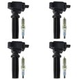 thumbnail image 4 of 4X Ignition Coils+Spark Plugs UF670 For Ford Fusion Focus Taurus 2.0L 13-17, 4 of 5