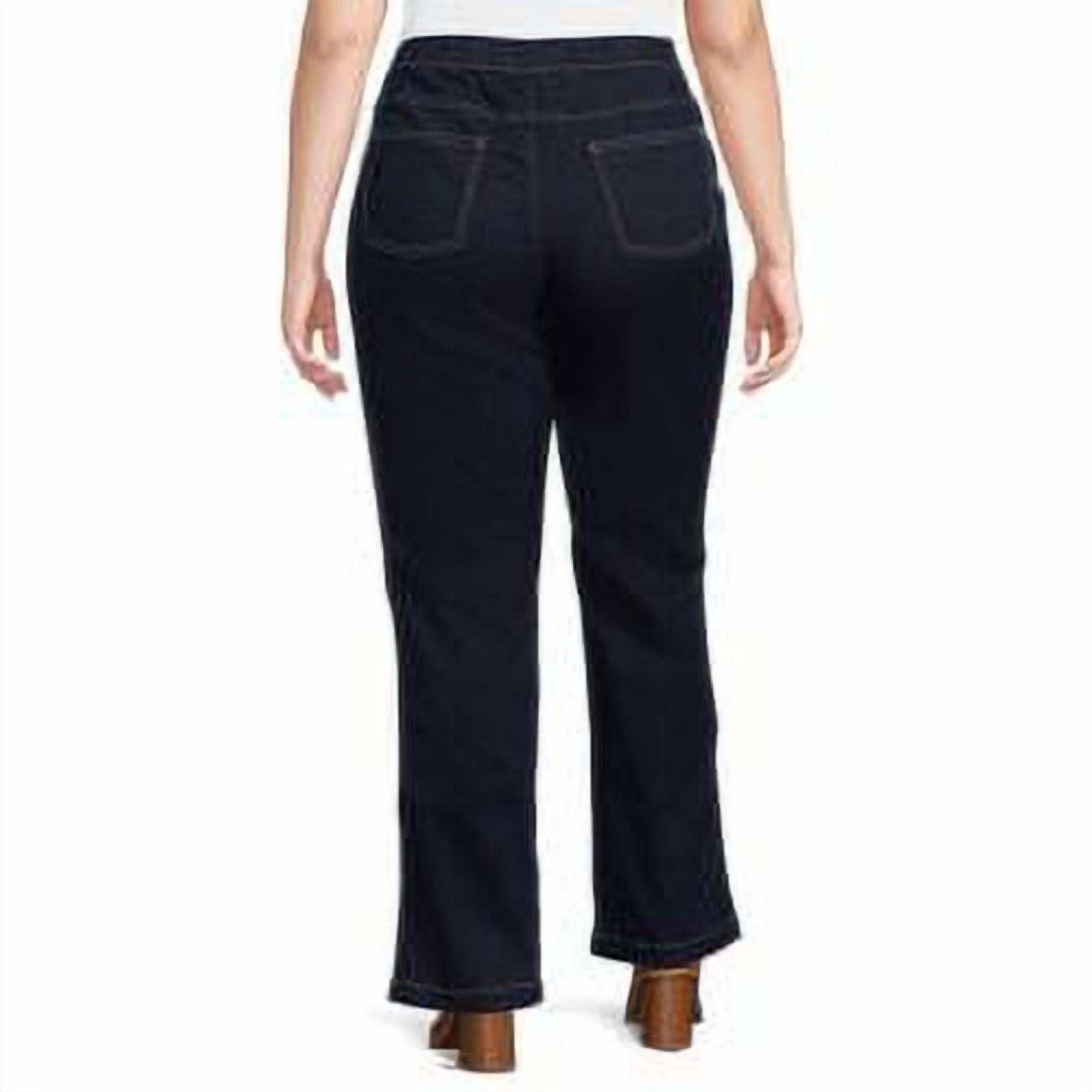 JMS Just My Size by Hanes Women's Plus Size 4 Pocket Bootcut Jeans, Single and 2-Pack