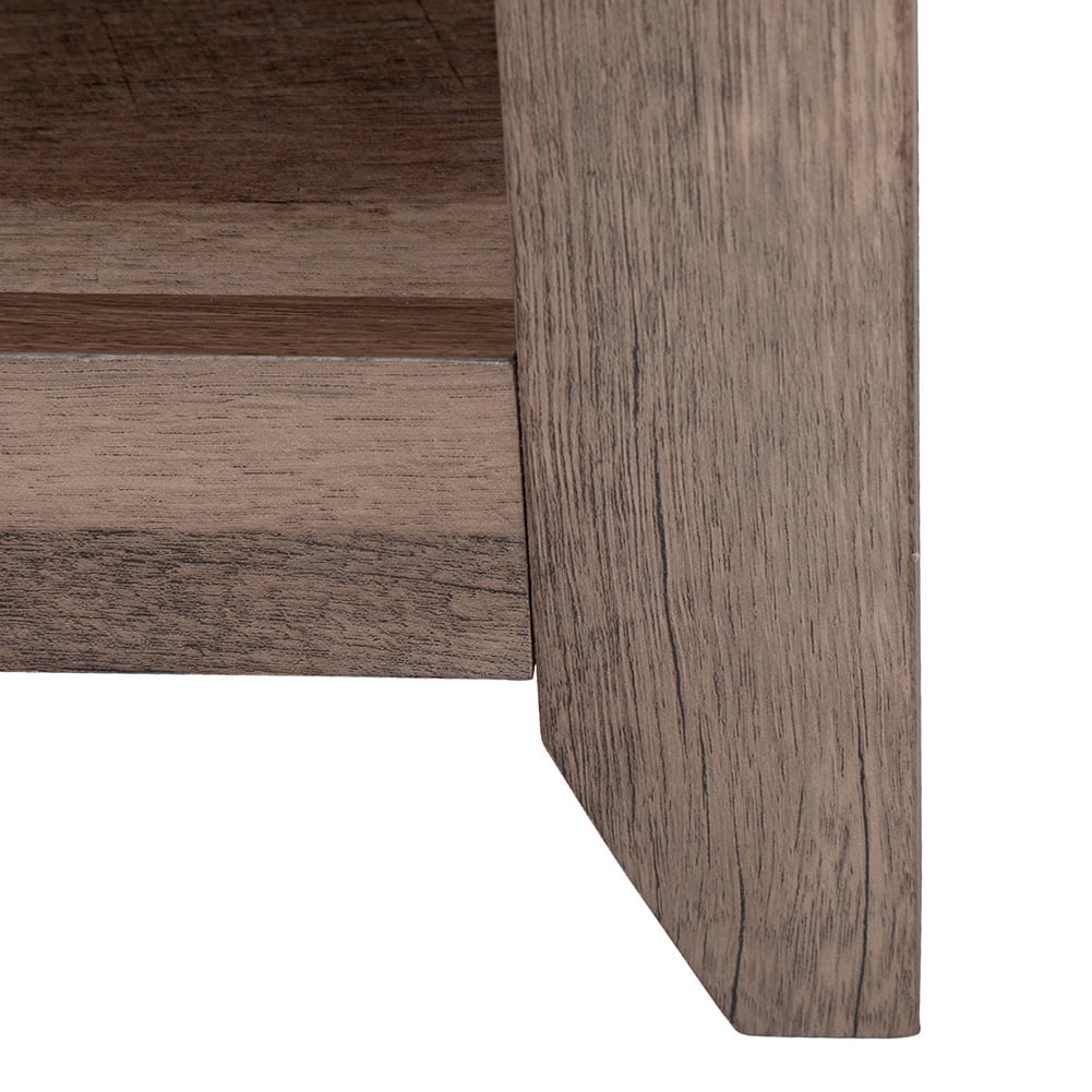 Kadyn Bedside Cabinets with Drawers for Nursery, Closet, Retro Nightstand End Table Bedside Table for Sofa Couch, Small Spaces Bedside Cupboard for College Dorm, Light Brown-2PCS