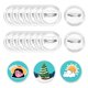 thumbnail image 1 of Uxcell 50Pcs Botones en Blanco Fabricante de Pins de Acrílico Transparente de 1 pulgada para Manualidades DIY, 1 of 6