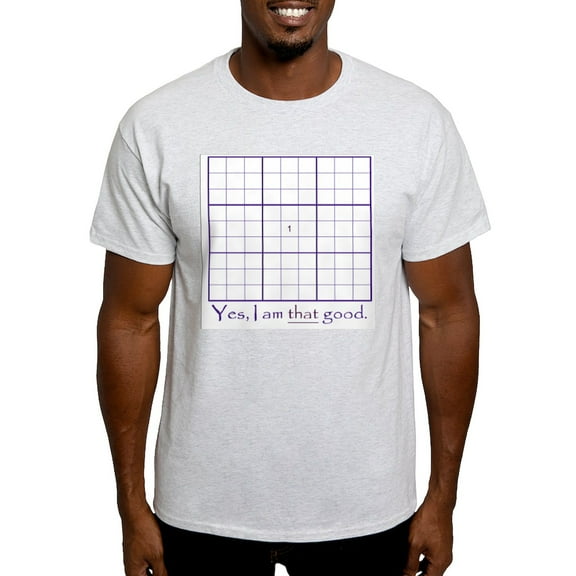 CafePress - Sudoku Master Light T Shirt - Men's Classic Graphic T-Shirt