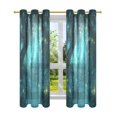 thumbnail image 7 of Yayeee Window Curtains Set of 2 for Living Room Light Filtering 63"x42", Magical Forest, 7 of 7