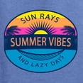 thumbnail image 6 of Wild Bobby Sun Rays Summer Vibes And Lazy Days Unisex Crewneck Sweatshirt, 6 of 6