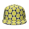 thumbnail image 2 of Yellow Lemon Snapback Cap - Adjustable Urban Style Hat with Bold Flat Brim & Breathable Eyelets, 2 of 5
