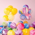 thumbnail image 4 of Globo de fiesta de 10 pulgadas, diseño de ágata de mármol, globos de látex de colores surtidos para cumpleaños, baby shower, bodas, fiestas, 10 unidades por juego., 4 of 8