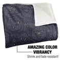 thumbnail image 3 of Dungeons and Dragons Dice Pattern Silky Touch Sherpa Back Super Soft Throw Blanket, 3 of 5