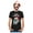 Black, variant on Tstars Mens Merry Quarantine 2020 Santa Claus Face Mask Ugly Christmas Graphic T Shirt