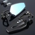 thumbnail image 3 of Motorcycle Mirror 7/8 22mm Handlebar End Side Rearview Mirrors For Ktm 990 Adventure Duke 125 Exc Exc 2018 1290 Super AdventureSilver, 3 of 5
