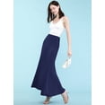 thumbnail image 5 of Made by Johnny Women's Fold-Over Maxi Skirt L NAVY, 5 of 6