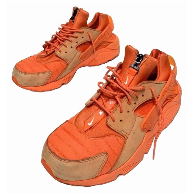 Ni - ke Ni - ke Air Huarache Run QS Chicago Orange Blaze AJ5578-800 Running Shoes Mens 11