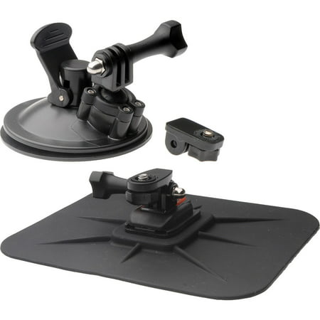 Vivitar Pro Series Car Suction Cup Windshield & Dashboard Mounts for GoPro & All Action