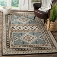 thumbnail image 2 of SAFAVIEH Classic Vintage Clarette Geometric Area Rug, Slate/Beige, 6' x 6' Square, 2 of 8