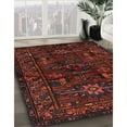 thumbnail image 2 of Ahgly Company Indoor Square Traditional Deep Red Persian Area Rugs, 3' Square, 2 of 6