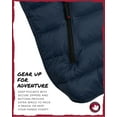 thumbnail image 3 of CANADA WEATHER GEAR Men's Puffer Jacket - Lightweight Nylon Packable Winter Coat for Men (M-XXL), 3 of 7