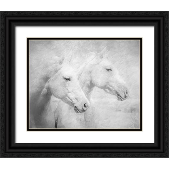 Murdock, Ramona 14x12 Black Ornate Wood Framed with Double Matting Museum Art Print Titled - Side by Side