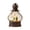 Snowman, variant on Elf by Christmas Tree Christmas LED Lantern Tabletop Decoration, Vintage Bronze Style Lighted Holiday Scene with Warm Glow for Mantel, Shelf, Table and Home Decor, 5.71 Inch
