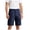 Navy, variant on Zshosam Workout Shorts Men Big and Tall Mens Shorts Casual Sports with Elastic Waist Zipper Pockets (Grey,M)