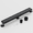 Black-a, variant on 24 Inch Linear Shower Drain, 304 Stainless Steel Floor Drain with Tile Insert Grate, Square Shower Floor Drain for Bathroom Remodel, Adjustable Leveling Feet & Hair Strainer (Matte Black)
