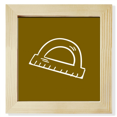 thumbnail image 1 of Arc Length Ruler Art Deco Fashion Square Picture Frame Wall Tabletop Display, 1 of 3