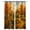 Orange, variant on Fall Country Blackout Curtains for Bedroom Living Room, Forest Golden Orange Maple Trees River Valley Path 45 In Long Thermal Insulated Room Darkening Drapes Grommet Window Treatments, 52 x 45 In