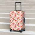 thumbnail image 6 of Gukieu Floral Mugs And Strawberries Print Suitcase Protective Cover, Elastic Zipper Buckle Suitcase Protective Cover, Suitable for Travel, Business Trip-Small, 6 of 7