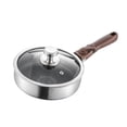 thumbnail image 2 of Luzkey Nonstick Frying Pan Saute Pan Easy Clean Cookware Multipurpose with Removable Handle Round Skillet for Cooking Camping Picnic With Lid, 2 of 8