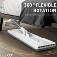 thumbnail image 3 of maxiaoxia 2025 New Lazy Person's Self-Washing Flat Mop, Microfiber Mop 32 cm Flat Head Mop for Household Water Absorption, Tool Mop Floor/Hardwood Cleaning (1*Mop+4*Cloth), 3 of 3