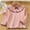Pink#1, variant on SERTG Big Girls Solid Color Shirt Frilled Neck Core Long Sleeve Top Daily Fall Winter Versatile Blouse for Children 1-12 Years(Beige,7-8 Years)