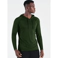 thumbnail image 6 of Cadmus Men's UPF 50+ Sun Protection Long Sleeve Shirts Dry Fit Hoodies for Running, Fishing, Hiking & Outdoor Workouts,1 Pack,096,Olive-green,Large, 6 of 6