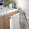 thumbnail image 2 of Towel Rack Double Towel Rail Bathroom Bath Towel Rack Towel Holder Sus304 Stainless Steel Towel Rails Shower Wall Mounted 60cm Brushed, 2 of 5