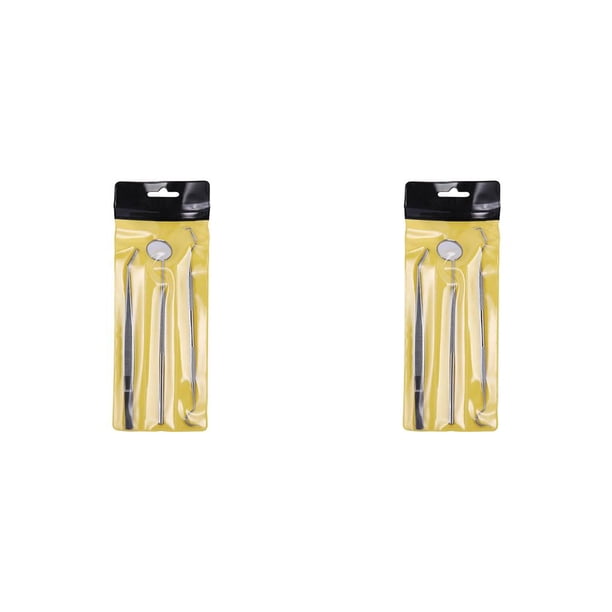 Seitruly Juego de Herramientas de espejo de acero inoxidable de 3/4/5 uds. 3 piezas 2piezas Seitruly CBP259214
