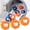 orange, variant on 3Pcs Clothes Anti-Winding Adsorption Hair Removal Cleaning Ball - Reusable Washing Machine Hair Catcher Laundry Ball, Dryer Ball for Clothing Dog Cat Pet Hair Remover