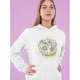 thumbnail image 2 of Let's Go Shopping Unicorn Hoodie Women -Image by Shutterstock, Female Medium, 2 of 4