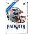 thumbnail image 2 of NFL New England Patriots - Drip Helmet 20 Wall Poster with Push Pins, 14.72" x 22.37", 2 of 6