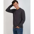 thumbnail image 2 of Real Essentials 3 Pack: Men's Cotton Short & Long Sleeve Henley T-Shirt Performance Activewear (Available In Big & Tall), 2 of 5