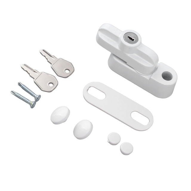 Cerradura de hebilla de ventana plana aleación de aluminio en forma de T para cerradura de ventana externa para apartamento ANGGREK Otros