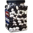 thumbnail image 6 of Tuxedo Black & White Jordan Almonds by Its Delish, 3.5 lbs Jumbo Container  Candied Almond Nut with Sweet Hard Candy Coating - Bulk Wedding Favors and Party Buffets - USA Made, Vegan & Kosher, 6 of 7