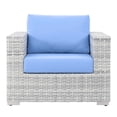 thumbnail image 5 of Modway Convene Outdoor Patio Armchair in Light Gray Light Blue, 5 of 8