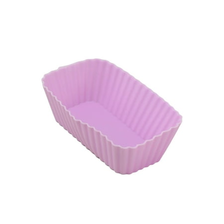 

Set of 12 Baking Liners Silicone Muffin Cake Soft Casting Die Easy to Release Ice Cube Trays for DIY