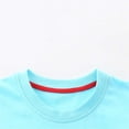 thumbnail image 3 of Eltusu Boys Cotton Outfit Sets, Short Sleeve Graphic Elastic Waist Crew Neck T-Shirts & Shorts Sets Blue Size 7-8 T, 3 of 7