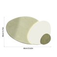 thumbnail image 3 of Alfombrilla de baño absorbente de agua | Alfombra de caucho de diatomeas antideslizante | Alfombrilla de baño de ducha de secado rápido | Estilo moderno | Uso versátil del inodoro con lavabo de, 3 of 6