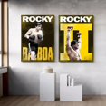 thumbnail image 4 of Póster de culturismo y boxeo de la película clásica Balboa, pintura en lienzo, arte de pared motivacional para sala de estar, decoración del hogar, cuadros, 4 of 5