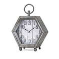 thumbnail image 1 of IMAX 16300 Horloge Galvanisée Hawkins&44; Gris, 1 of 1