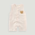 thumbnail image 2 of Posijego Baby Boys Girls Rompers Button down Sleeveless Lightweight Summer Cute Jumpsuits Kids Size 3M-2T, 2 of 5