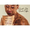 thumbnail image 2 of Deluge Organic Coffee Scrub with Shea Butter, Dead Sea Salt, Coconut Oil & Argan Oil – 2-in-1 Exfoliating & Moisturizing  Body Scrub for Cellulite & Stretch Mark Treatment (10 oz), 2 of 5