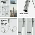 thumbnail image 4 of VIGO Utopia 14 in. H Single Handle Pull-Down Sprayer Kitchen Bar Faucet in Chrome, 4 of 15