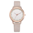 thumbnail image 1 of Reloj de pulsera de cuarzo de moda Reloj de pulsera de cuarzo con esfera redonda (Beige), 1 of 2