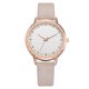 thumbnail image 1 of Reloj de pulsera de cuarzo de moda Reloj de pulsera de cuarzo con esfera redonda (Beige), 1 of 2